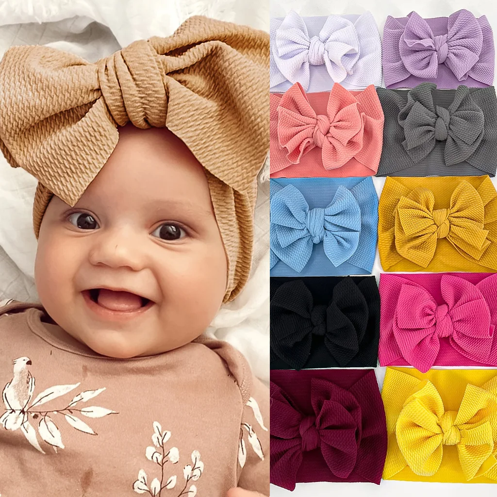 Baby Girl Headband Oversized Bow Hair Accessories Soft Elastic Nylon Turban Headwrap for Newborn Infant Toddler Gift 1PC
Baby Girl Headband Oversized Bow Hair Accessories Soft Elastic Nylon Turban Headwrap for Newborn Infant Toddler Gift 1PC