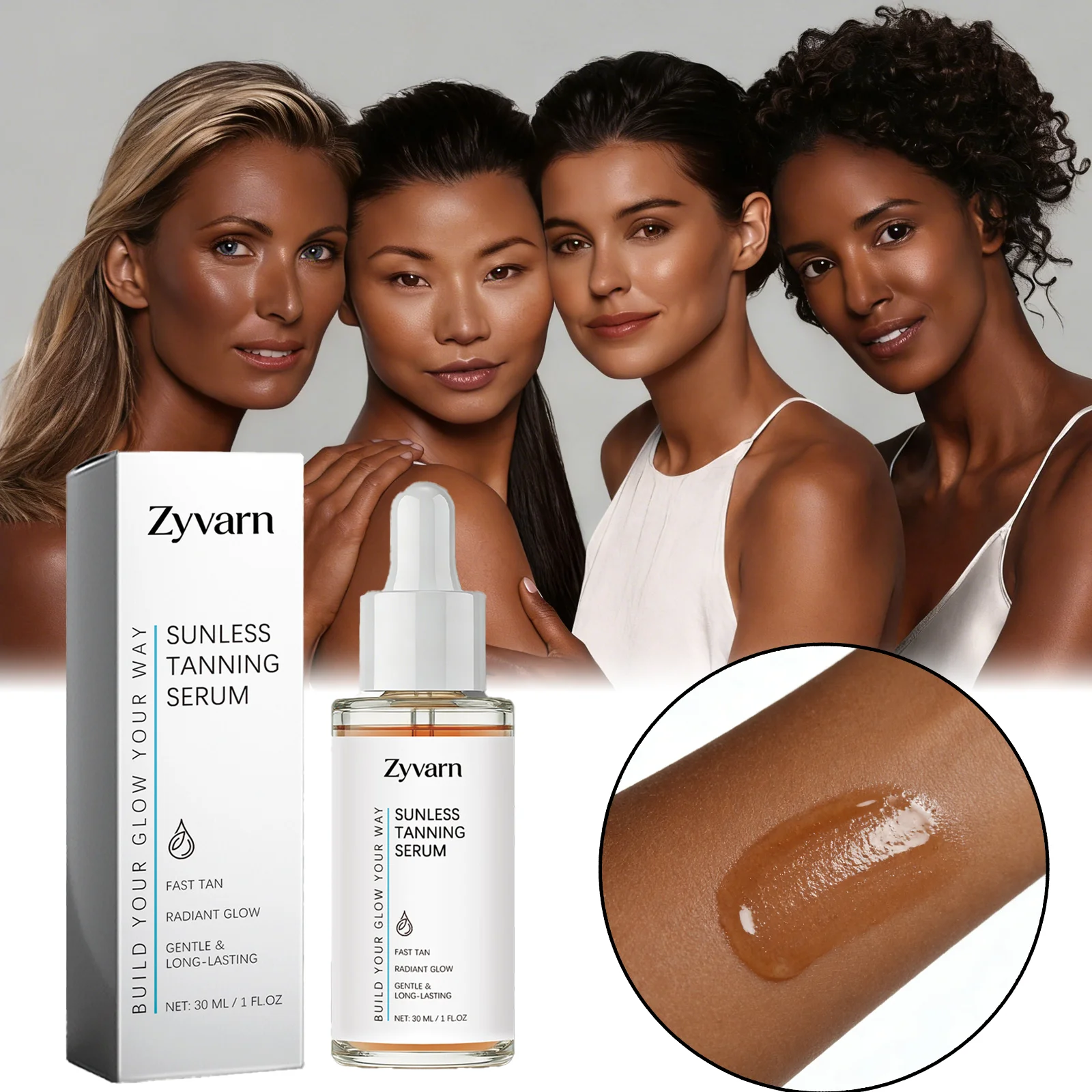 Self Tanner Tanning Serum for Natural Glow Sunless Tanning Body Bronzer Deep Hydration Holiday Skincare Summer Moisturizer Skin
Self Tanner Tanning Serum for Natural Glow Sunless Tanning Body Bronzer Deep Hydration Holiday Skincare Summer Moisturizer Skin