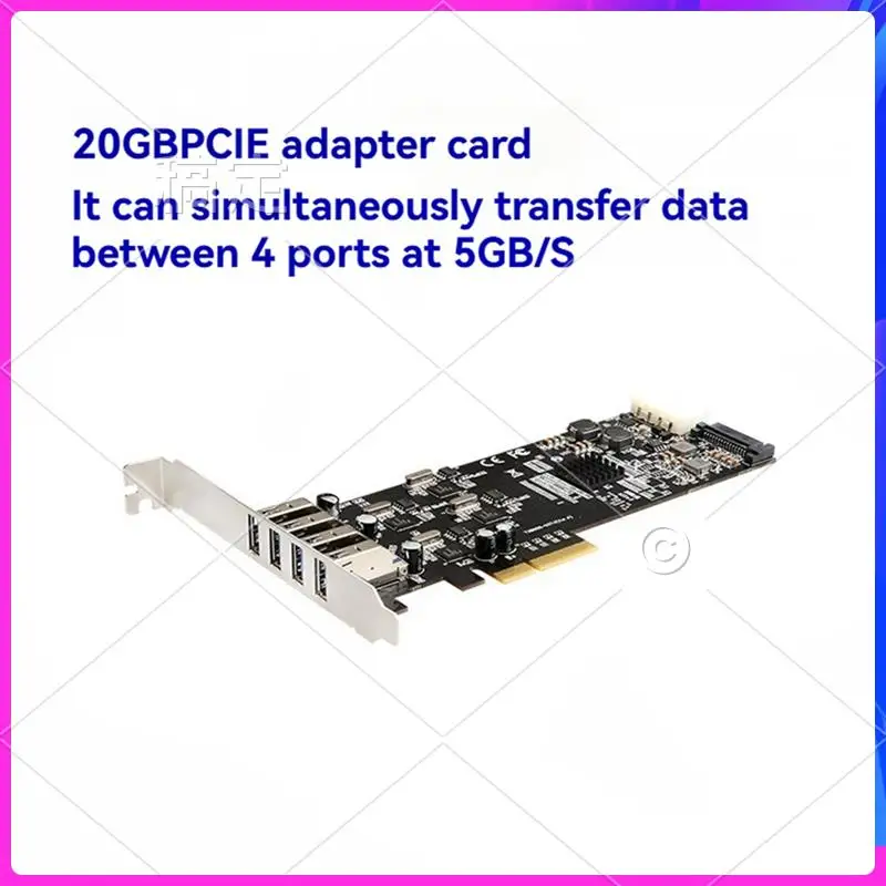 Карта расширения AP-USB3.0 PCI Express USB 3.0 Адаптер карты расширения PCI-E Карта PCI Express для настольного компьютера
Карта расширения AP-USB3.0 PCI Express USB 3.0 Адаптер карты расширения PCI-E Карта PCI Express для настольного компьютера