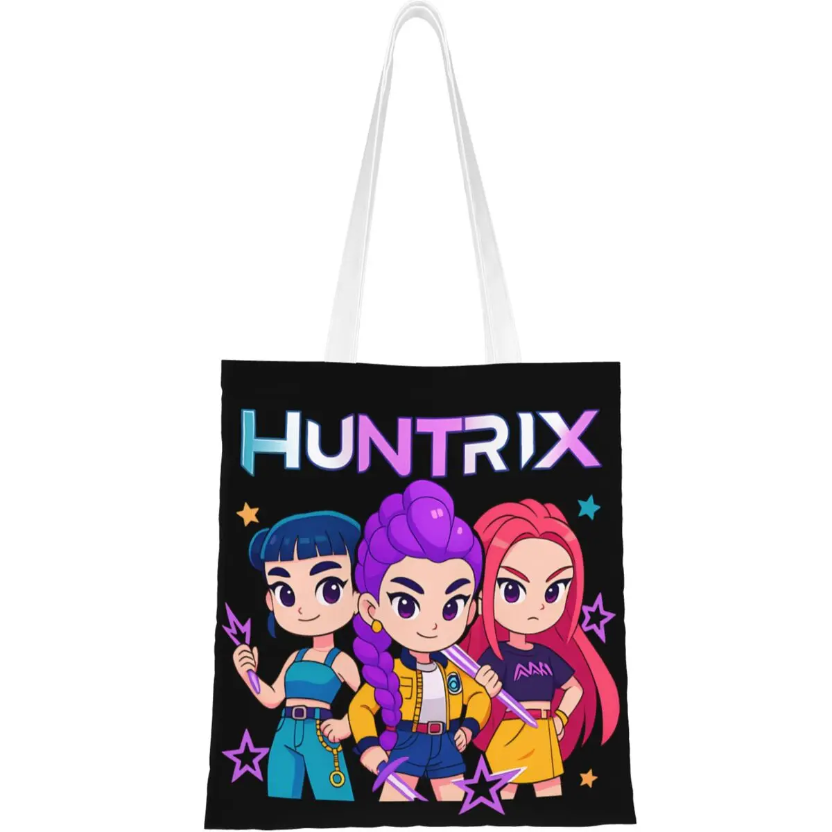 KPop Demon Hunters Сумка-шоппер Huntrix Girls Современные сумки Полиэстер Сумка для колледжа Женская дизайнерская сумка на плечо
KPop Demon Hunters Сумка-шоппер Huntrix Girls Современные сумки Полиэстер Сумка для колледжа Женская дизайнерская сумка на плечо