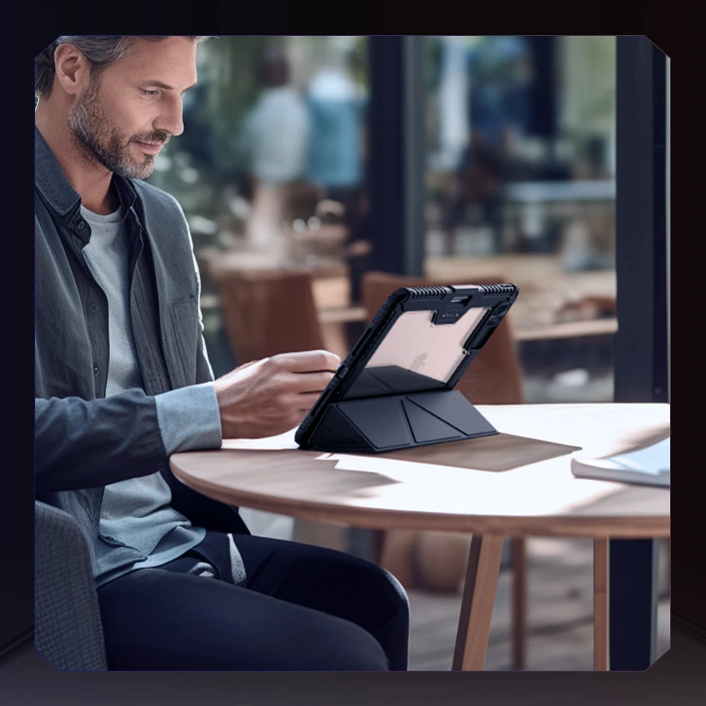 Nillkin For iPad Pro 11 2024 2025 /13 2024 2025 Bumper Leather Pro Case Slide Camera Cover with Stand Back Shockproof Protector
Nillkin For iPad Pro 11 2024 2025 /13 2024 2025 Bumper Leather Pro Case Slide Camera Cover with Stand Back Shockproof Protector