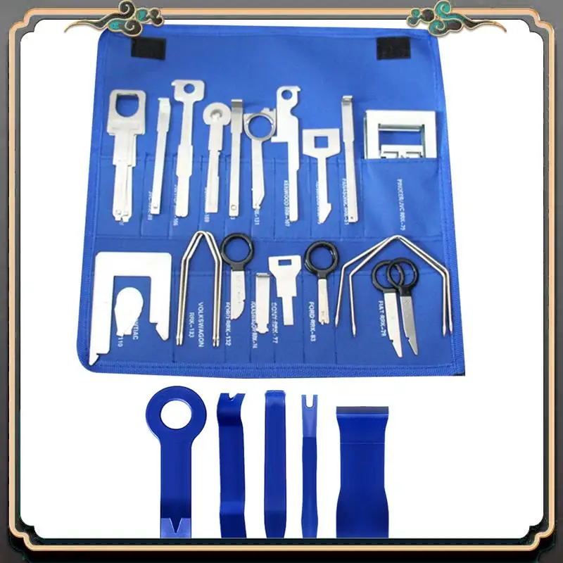 M45K-38Pc CD Player Stereo Removal Tools Audio Navigation CD Player Stereo Release Door Panel Remover Kit W/5 PC Audio Tools
M45K-38Pc CD Player Stereo Removal Tools Audio Navigation CD Player Stereo Release Door Panel Remover Kit W/5 PC Audio Tools