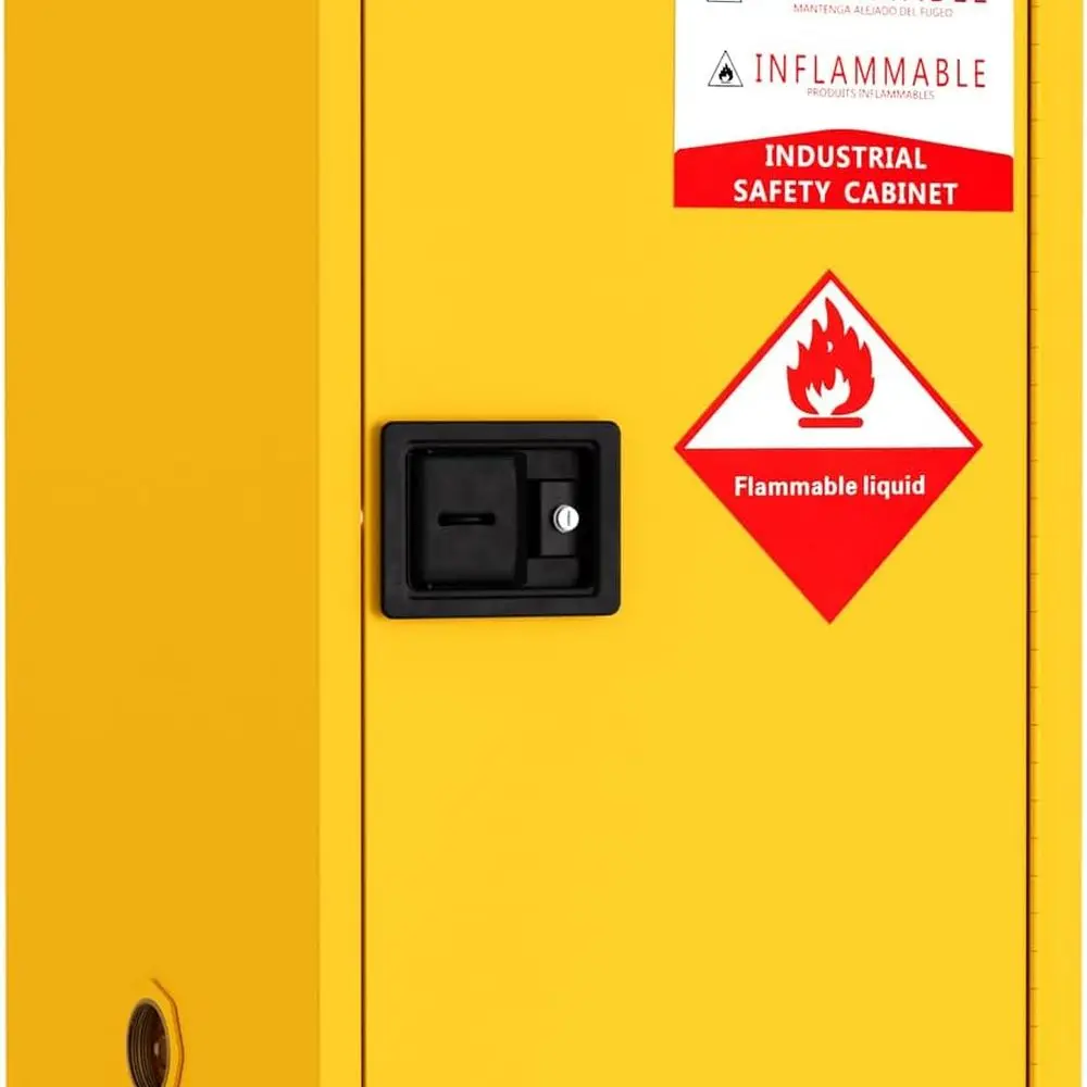 Industrial and Home Use 40 Gallon Galvanized Steel Flammable Storage Cabinet with Adjustable Shelf, 35x25x21
Industrial and Home Use 40 Gallon Galvanized Steel Flammable Storage Cabinet with Adjustable Shelf, 35x25x21
