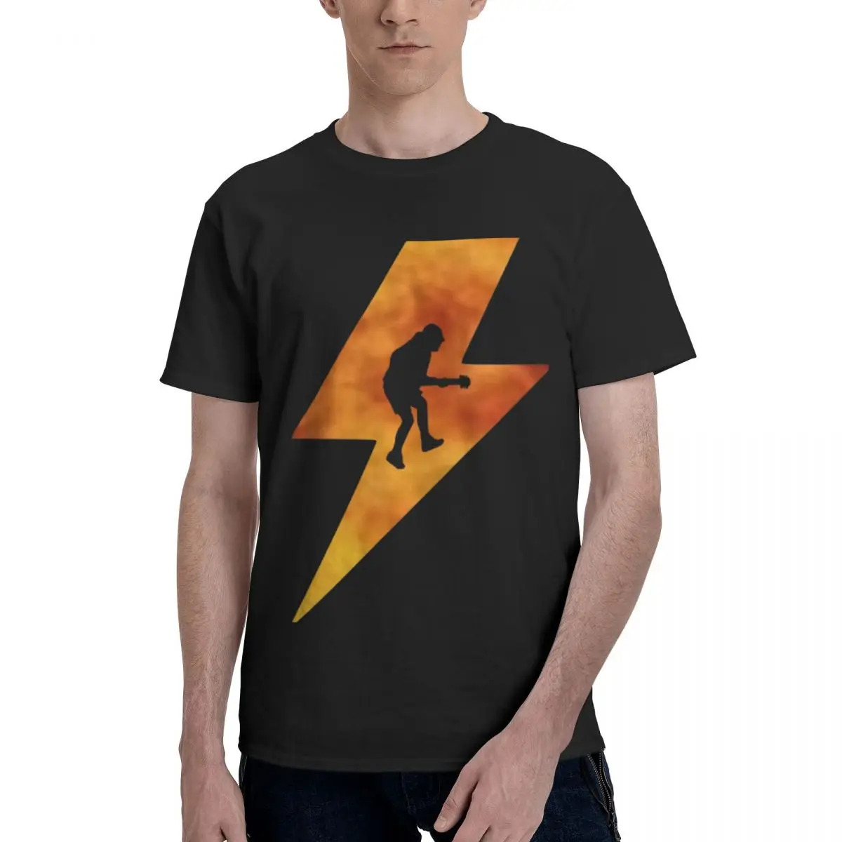 Angus Young High Voltage Soft Cotton Crew Neck Tee - Comfortable and Versatile Short Sleeve T-Shirt for All Seasons
Angus Young High Voltage Soft Cotton Crew Neck Tee - Comfortable and Versatile Short Sleeve T-Shirt for All Seasons