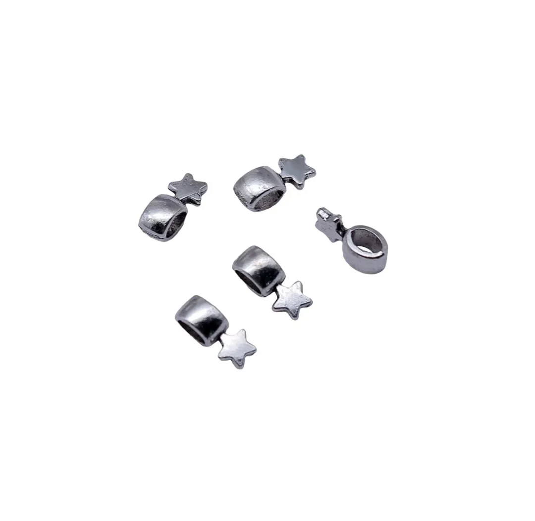 100pcs 8.5x4x3.8mm Zinc alloy metal tibetan silver plated bead T1331 for jewelry making 
100pcs 8.5x4x3.8mm Zinc alloy metal tibetan silver plated bead T1331 for jewelry making