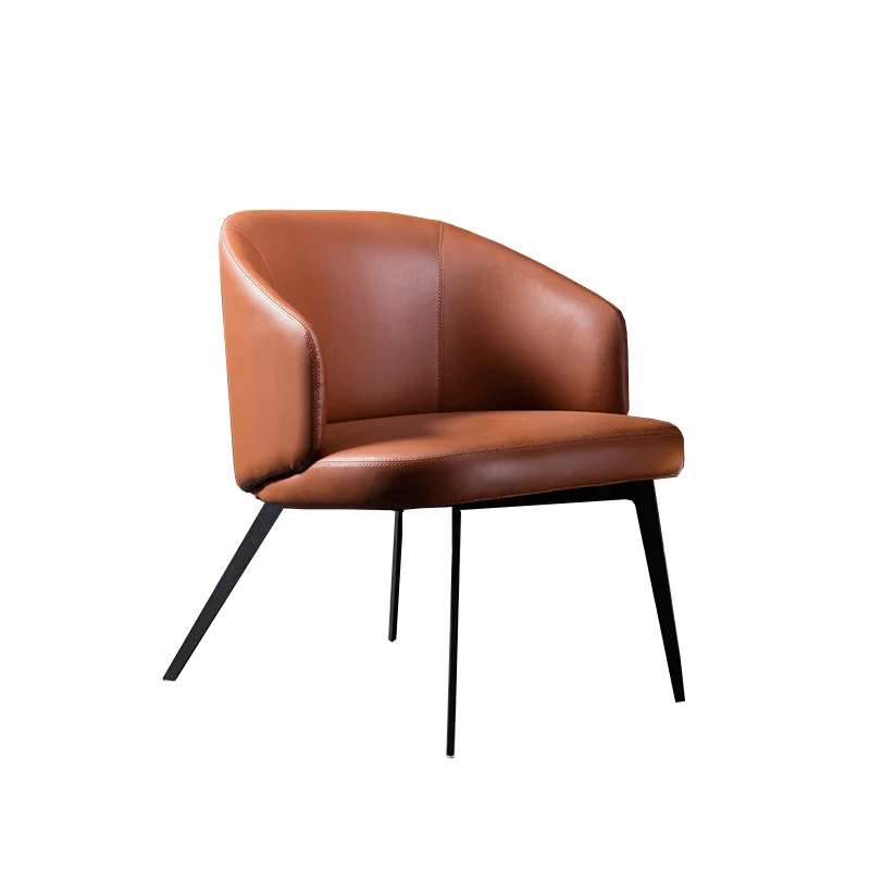 Современный роскошный обеденный стул с кожаным металлическим каркасом
Современный роскошный обеденный стул с кожаным металлическим каркасом