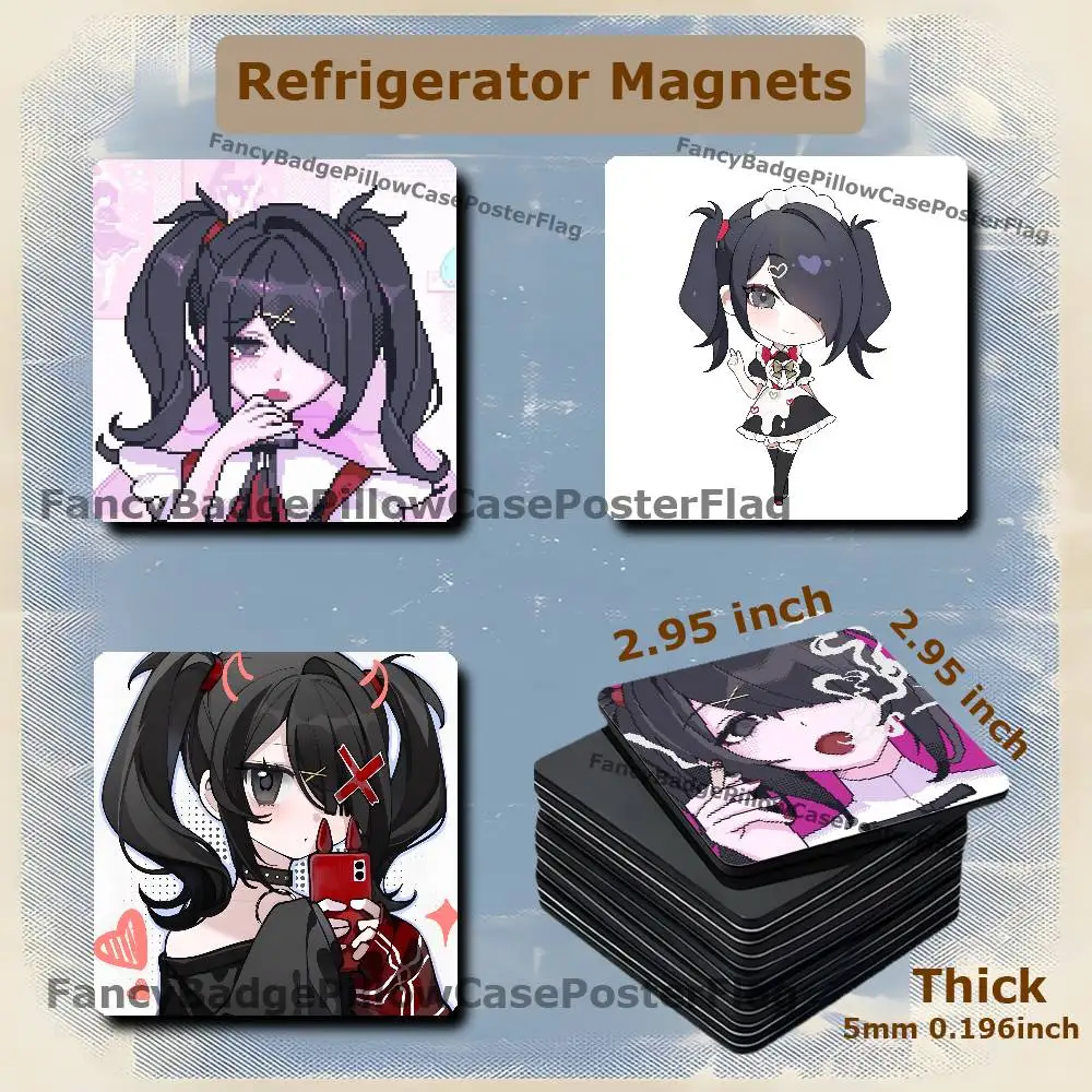 Ame N-Needy Streamer Overdose Fridge Refrigerator Magnet Set Creative Square Decorative Adhesive Stickers Magnets Festival Gift
Ame N-Needy Streamer Overdose Fridge Refrigerator Magnet Set Creative Square Decorative Adhesive Stickers Magnets Festival Gift