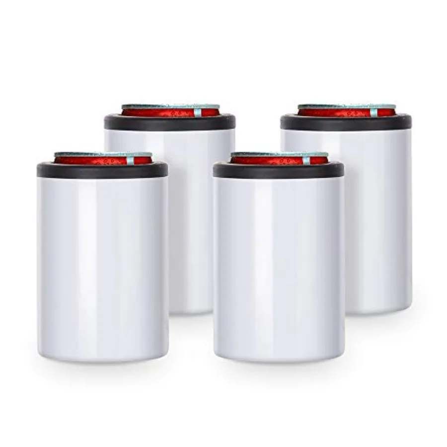 4 Pack 12 OZ Sublimation Blanks Can Insulator White Stainless Steel Can Cooler Beer Holder for Tumbler Press Sublimation Oven P
4 Pack 12 OZ Sublimation Blanks Can Insulator White Stainless Steel Can Cooler Beer Holder for Tumbler Press Sublimation Oven P