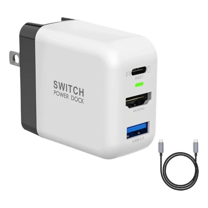 USB C Docking Station для Switches Pad поддерживает зарядку PD65W и трансмиссию видео 4K60 Гц.
USB C Docking Station для Switches Pad поддерживает зарядку PD65W и трансмиссию видео 4K60 Гц.