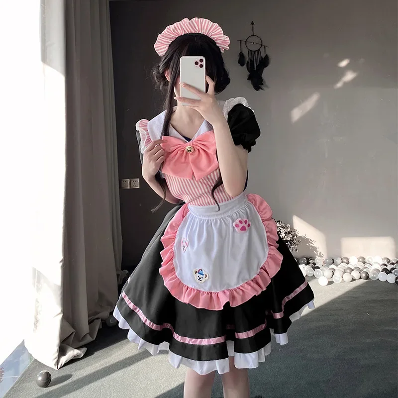 FC6Cute Style Maid Cos Одежда Кошачьи когти Медведь Большой бант Лолита Косплей Костюм Сексуальный сценический комплект Ролевая игра @ FC8!
FC6Cute Style Maid Cos Одежда Кошачьи когти Медведь Большой бант Лолита Косплей Костюм Сексуальный сценический комплект Ролевая игра @ FC8!