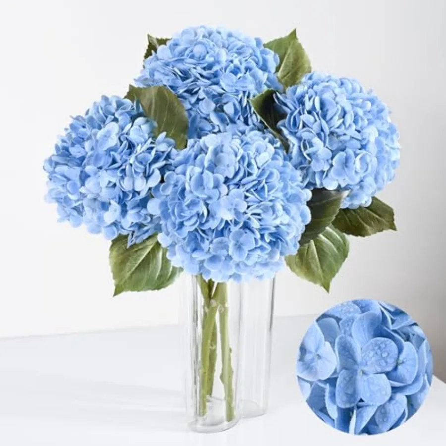 Real Touch Hydrangea Artificial Flowers, 22.5'' Full Latex Faux Hydrangea Flowers for Home Floral Arrangements Wedding Bouquets
Real Touch Hydrangea Artificial Flowers, 22.5'' Full Latex Faux Hydrangea Flowers for Home Floral Arrangements Wedding Bouquets