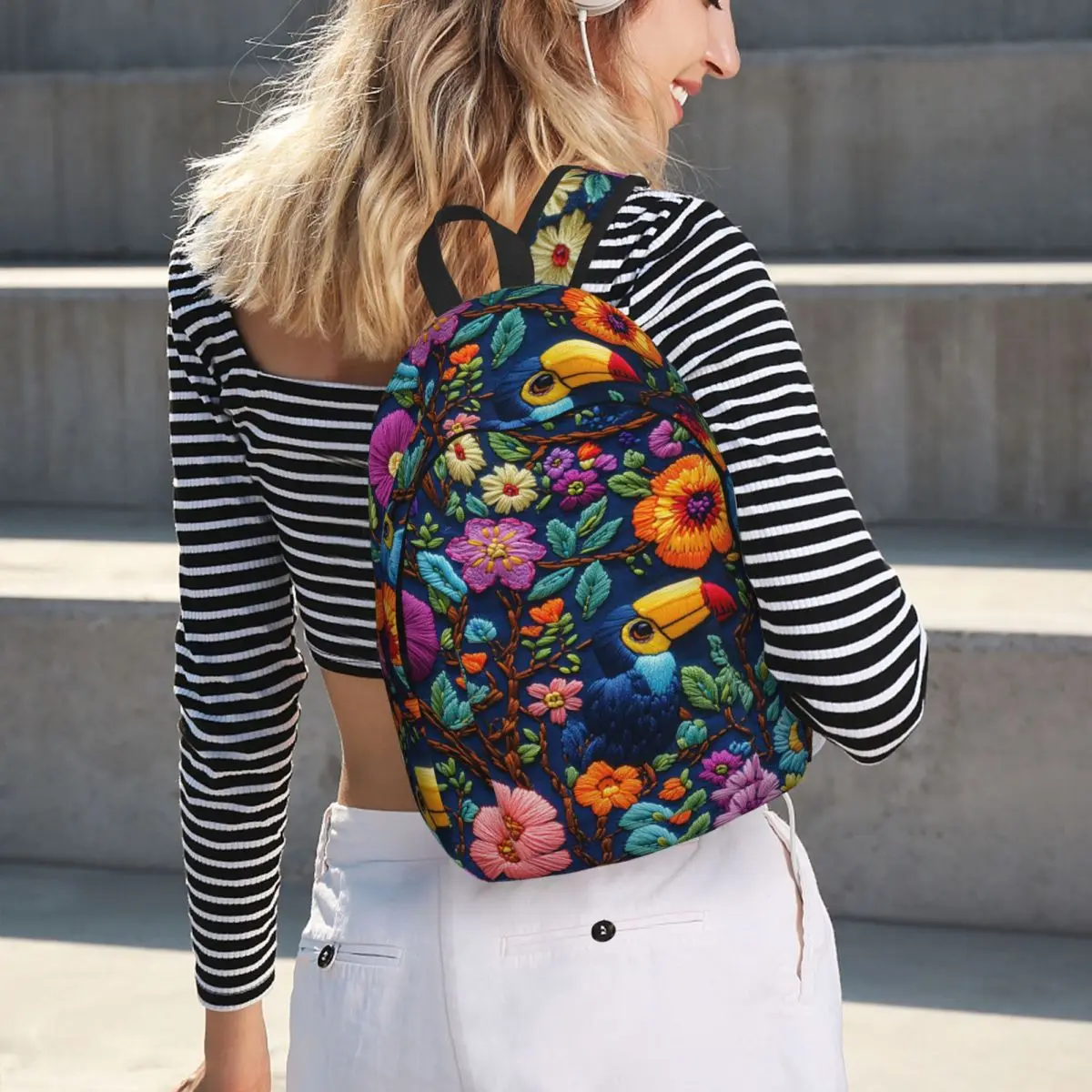 Mexican Otomi Art Birds Flowers Student Backpack School Bag Hiking Travel Daypack for Men Women Bookbag Shoulder Bags
Mexican Otomi Art Birds Flowers Student Backpack School Bag Hiking Travel Daypack for Men Women Bookbag Shoulder Bags