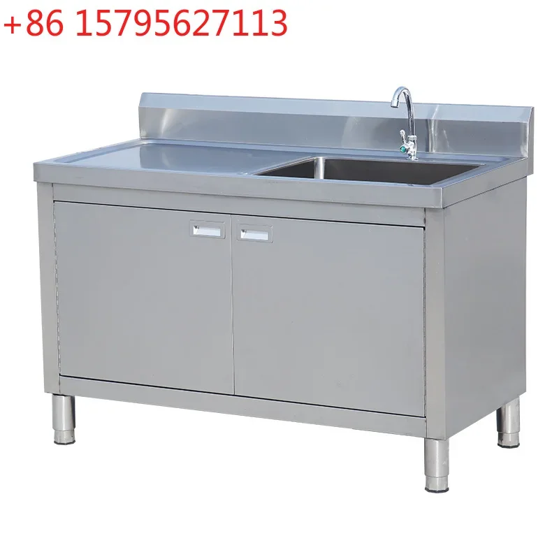 Kitchen Stainless Steel Sink Sink Cabinet Workbench Integrated Vegetable Basin Dishbasin
Kitchen Stainless Steel Sink Sink Cabinet Workbench Integrated Vegetable Basin Dishbasin