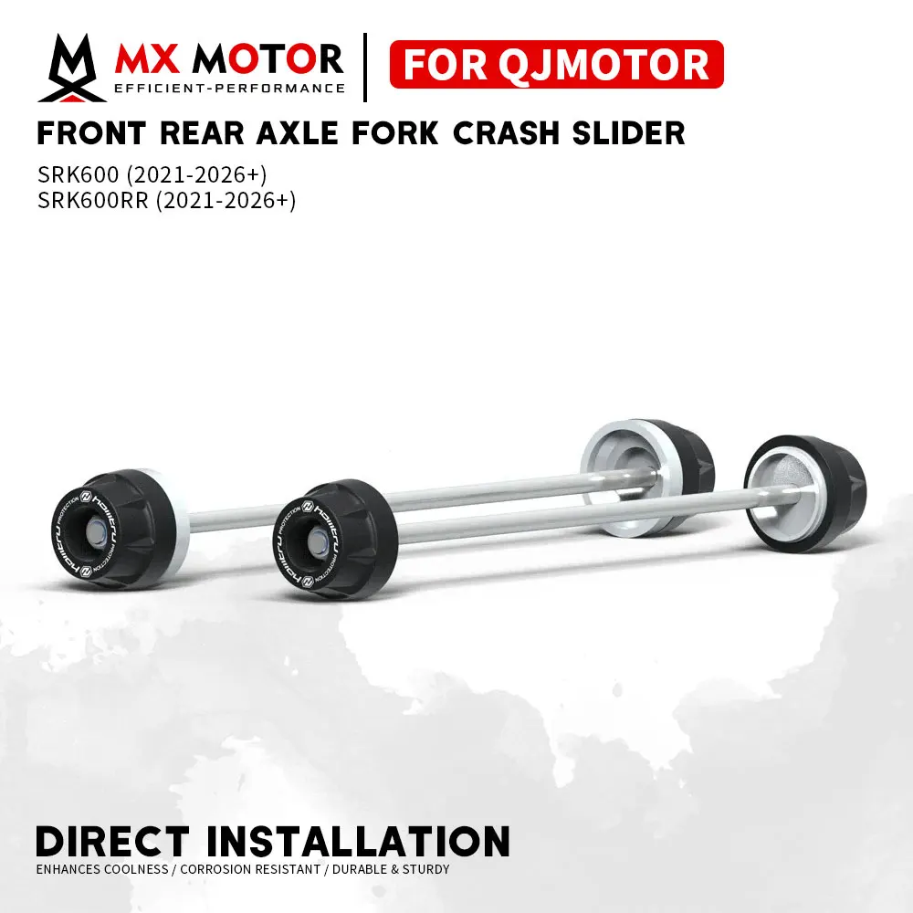 SRK 600 RR Motorcycle Front Rear Axle Fork Crash Slider For QJMOTOR SRK600 SRK600RR 2021-2026 Rocker Arm Anti-collision Slider
SRK 600 RR Motorcycle Front Rear Axle Fork Crash Slider For QJMOTOR SRK600 SRK600RR 2021-2026 Rocker Arm Anti-collision Slider