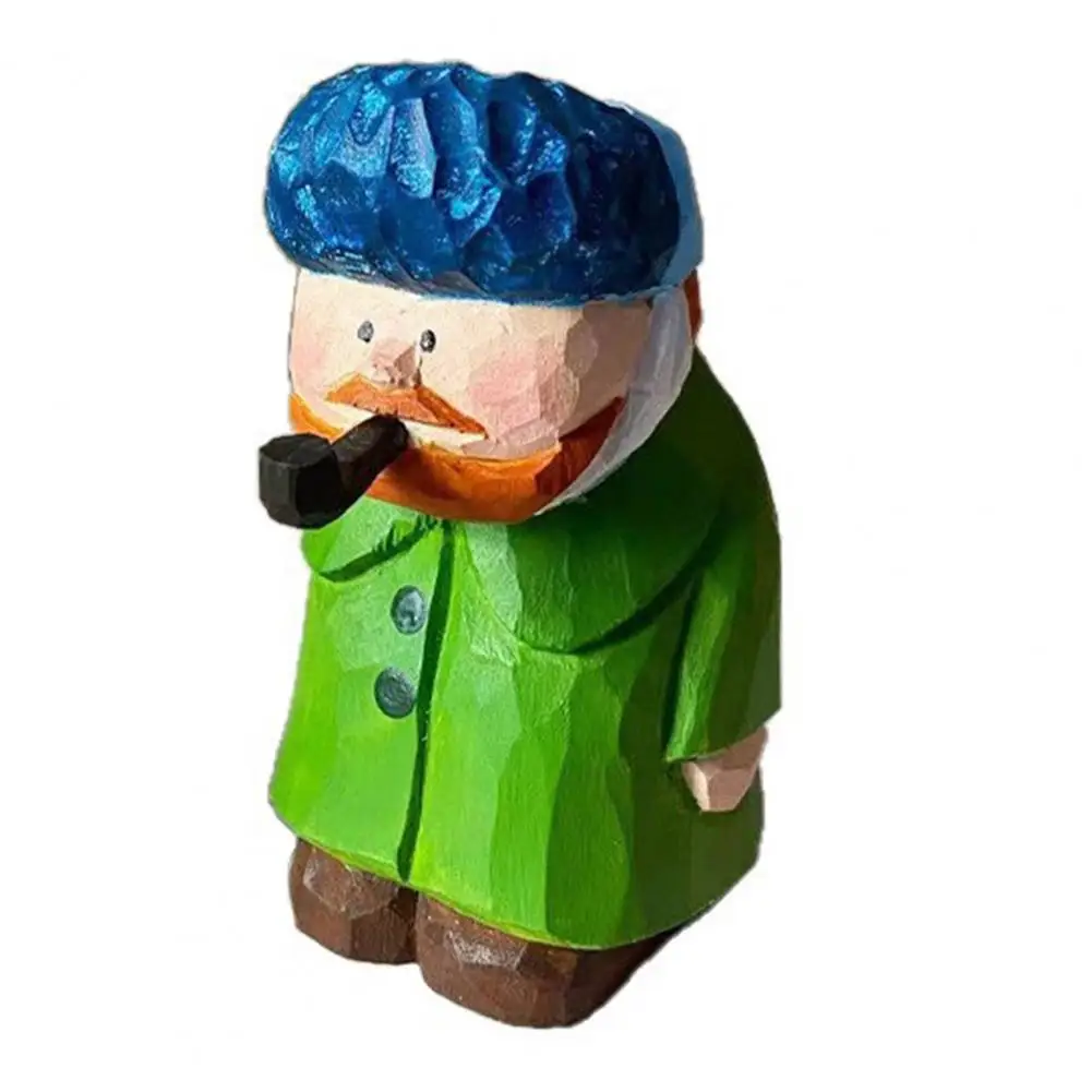 Durable Wood Art Piece Small Wooden Oil Painting Character Figurine Collectible Handmade Carving Art for Office Desk
Durable Wood Art Piece Small Wooden Oil Painting Character Figurine Collectible Handmade Carving Art for Office Desk