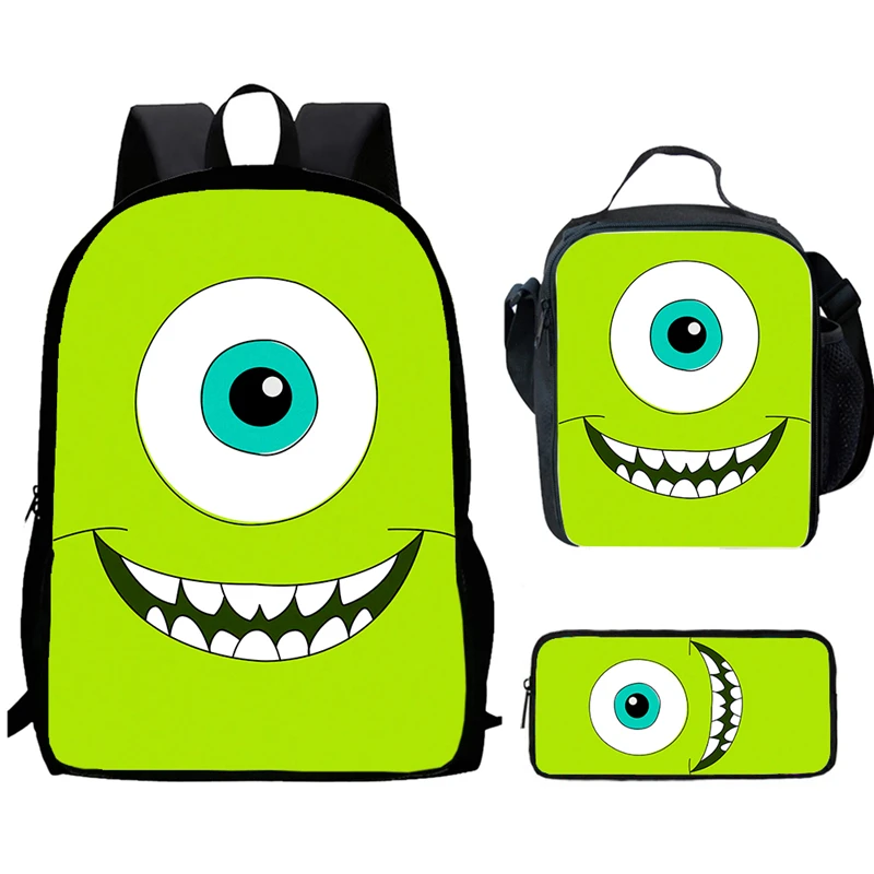 Cartoon Monsters, Inc. Child School Backpack With Lunch Bags Pencil Bags For Age 4-9,Light Weight School Bags For Boys Girls
Cartoon Monsters, Inc. Child School Backpack With Lunch Bags Pencil Bags For Age 4-9,Light Weight School Bags For Boys Girls