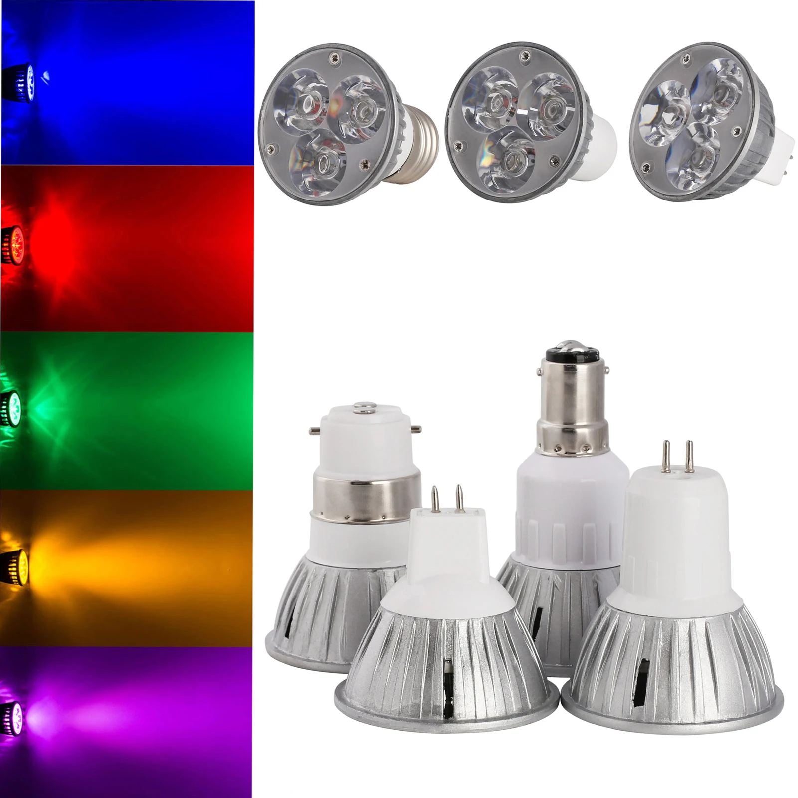 10Pcs Dimmable 3W Led Spotlight E26/E27 E14 E12 Gu10 Blue Yellow Bulb 12/24V Spot Light Rv Bulbs Gu5.3 Warm White E27 3200K Mr16
10Pcs Dimmable 3W Led Spotlight E26/E27 E14 E12 Gu10 Blue Yellow Bulb 12/24V Spot Light Rv Bulbs Gu5.3 Warm White E27 3200K Mr16