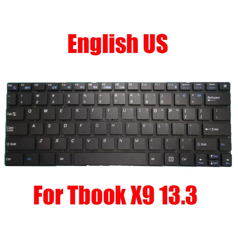 Laptop Keyboard For T-bao For Tbook X9 13.3 Custom Edition English US Black Without Frame New
Laptop Keyboard For T-bao For Tbook X9 13.3 Custom Edition English US Black Without Frame New