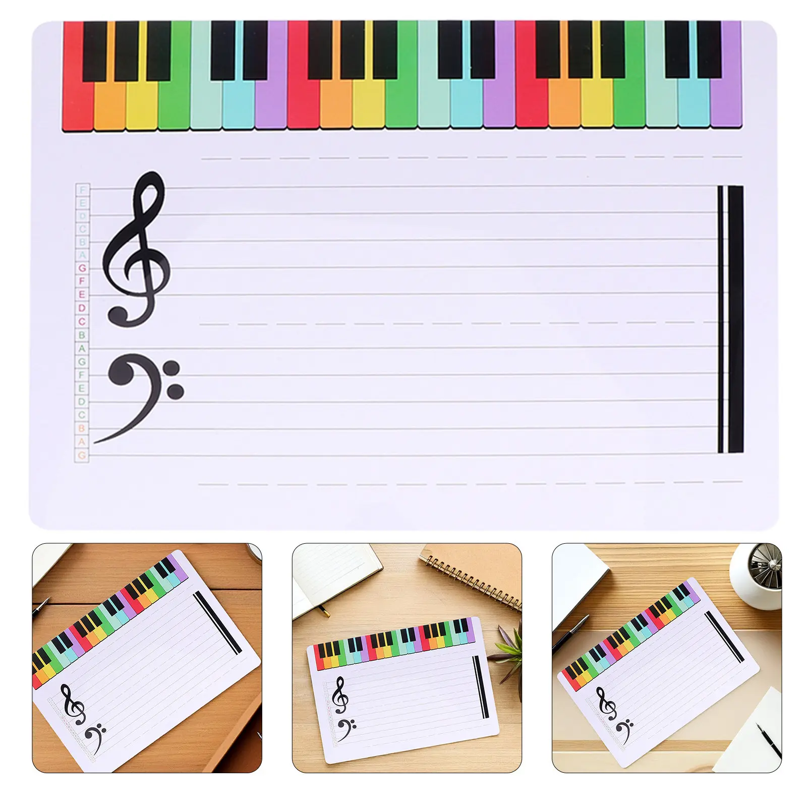 Music Staff Erasable Plastic Board Exquisite Craft Smooth Writable Whiteboard Music Stave Practice Tool Erasable Note Whiteboard
Music Staff Erasable Plastic Board Exquisite Craft Smooth Writable Whiteboard Music Stave Practice Tool Erasable Note Whiteboard