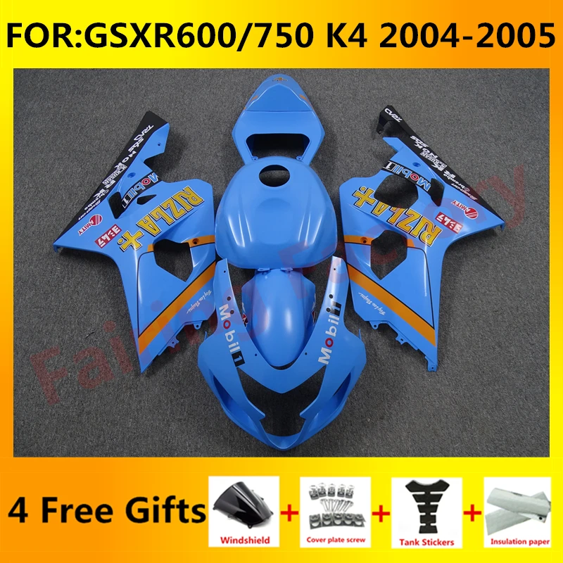 NEW ABS Motorcycle Whole Fairing kit fit for GSXR600 750 04 05 GSXR 600 GSX-R750 K4 2004 2005 full Fairings kits set blue yellow
NEW ABS Motorcycle Whole Fairing kit fit for GSXR600 750 04 05 GSXR 600 GSX-R750 K4 2004 2005 full Fairings kits set blue yellow