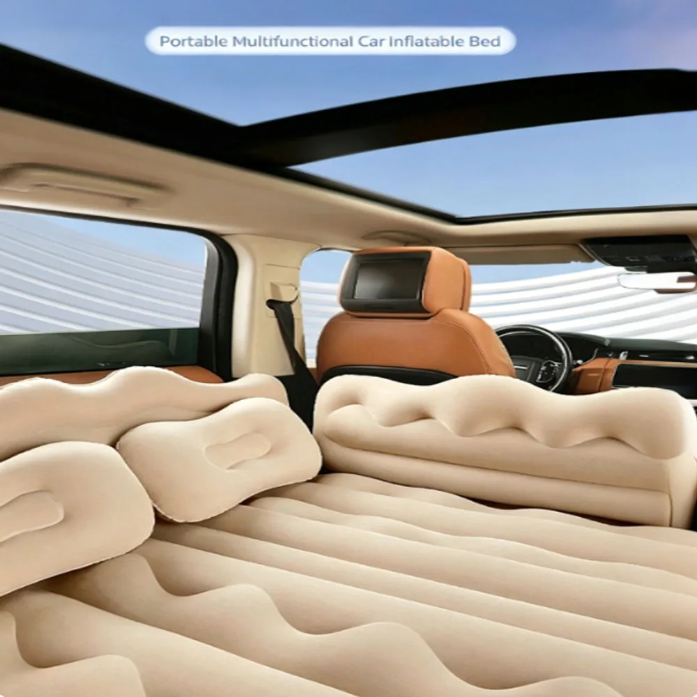 Universal Car Air Inflatable Mattress for Back Seat, Multi-functional Travel Bed with Pillow, Outdoor Camping Cushion
Universal Car Air Inflatable Mattress for Back Seat, Multi-functional Travel Bed with Pillow, Outdoor Camping Cushion
