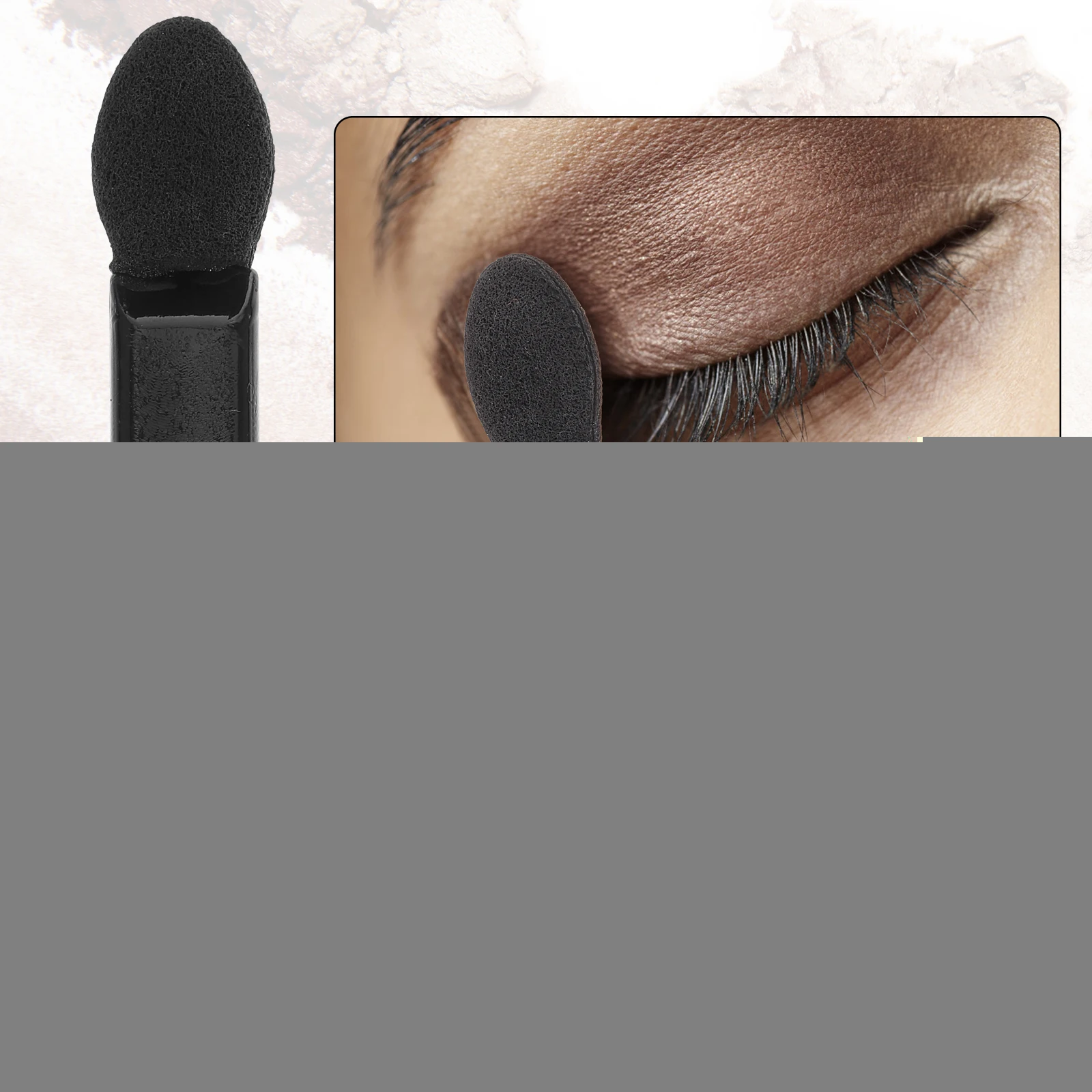 100 Pcs Eyeshadow Stick Makeup Brush Sponge Plastic Durable Lightweight Women Travel Daily Use Cosmetics Tool Applicator
100 Pcs Eyeshadow Stick Makeup Brush Sponge Plastic Durable Lightweight Women Travel Daily Use Cosmetics Tool Applicator
