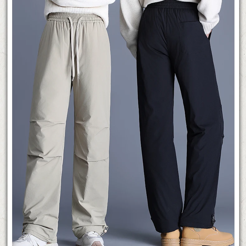 Faionable Casual Loose Couple 90 White Du down Pants Ultra Soft Lightweight Comfortable Warm Straight Leg Long Trousers
Faionable Casual Loose Couple 90 White Du down Pants Ultra Soft Lightweight Comfortable Warm Straight Leg Long Trousers
