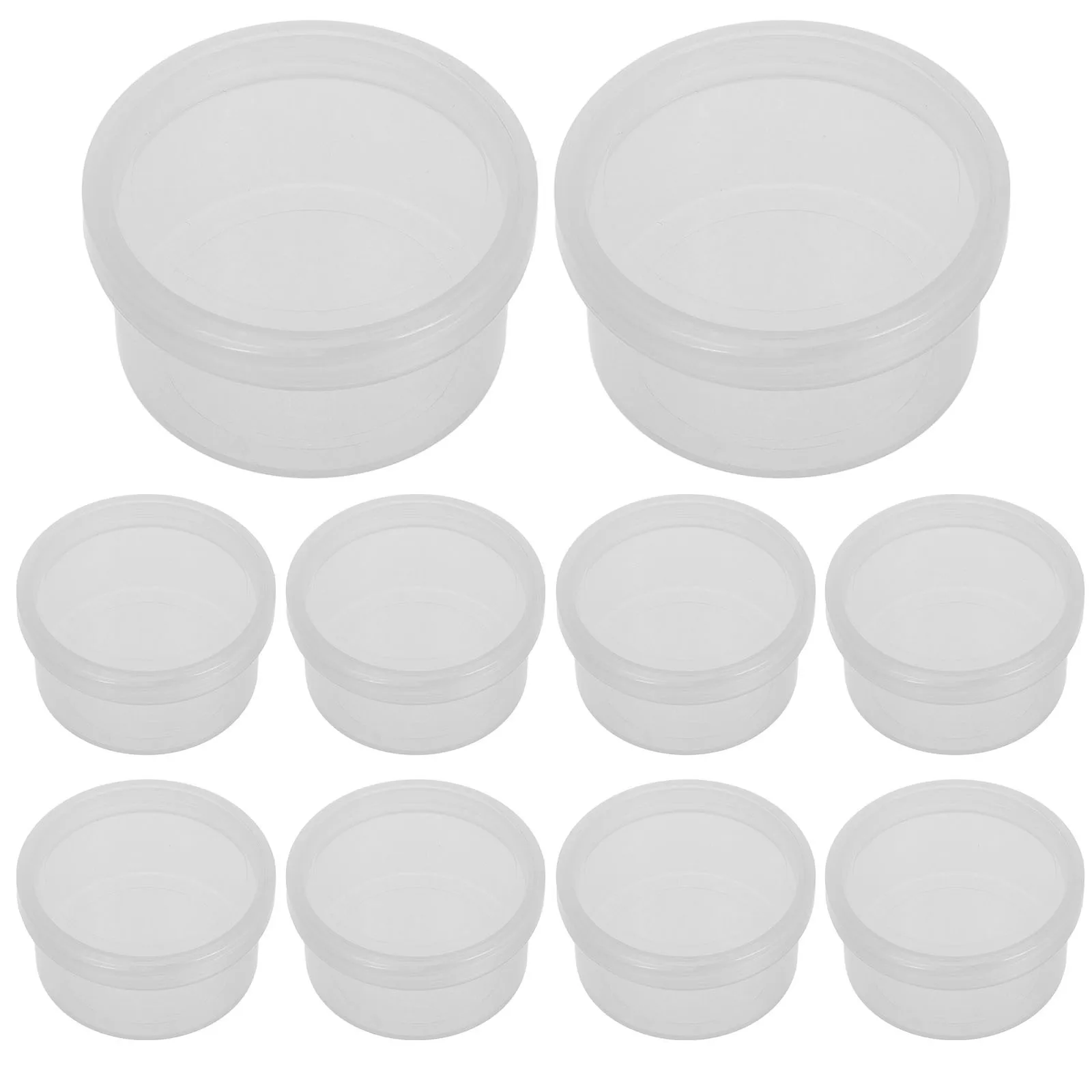 10Pcs Transparent Plastic Makeup Puff Storage Box Durable PP Round Container Organizer Travel Plastic Bin with Lid
10Pcs Transparent Plastic Makeup Puff Storage Box Durable PP Round Container Organizer Travel Plastic Bin with Lid