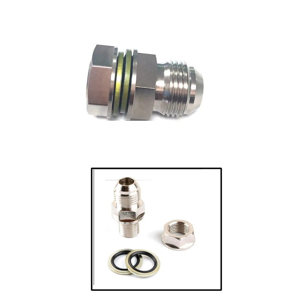 Modified Steel AN10 to M18x1.5mm Turbo Oil Return Drain Plug Adapter Bung Fitting for Car Sump/Oil Pan Car Gadgets
Modified Steel AN10 to M18x1.5mm Turbo Oil Return Drain Plug Adapter Bung Fitting for Car Sump/Oil Pan Car Gadgets