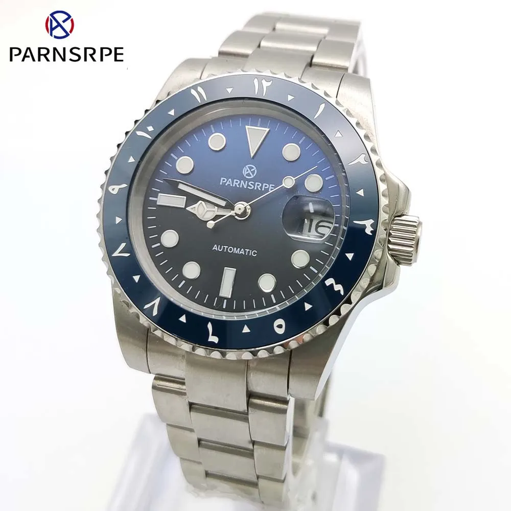 Men's Mechanical Watch Blue Gradient Dial Sapphire Glass Ceramic Bezel Stainless Steel Waterproof Fashion Business Watch
Men's Mechanical Watch Blue Gradient Dial Sapphire Glass Ceramic Bezel Stainless Steel Waterproof Fashion Business Watch