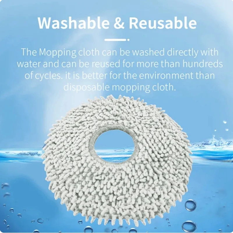 For Ecovacs Deebot T50 PRO Robot Vacuum Cleaner Parts Replace Main Brush Hepa Filters Side Brush Dust Bag Mop Cloths
For Ecovacs Deebot T50 PRO Robot Vacuum Cleaner Parts Replace Main Brush Hepa Filters Side Brush Dust Bag Mop Cloths