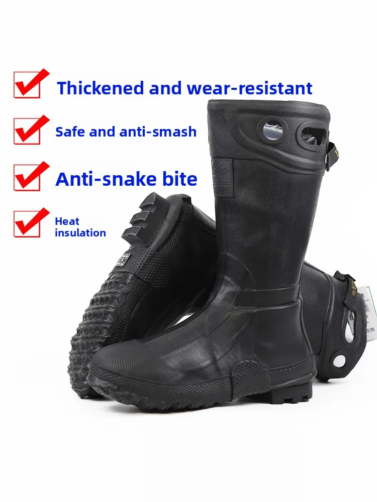 Мужские резиновые сапоги Thi с высоким вырезом, Anti- Cru Se Water oes, износостойкие, Work oes, уличные, устойчивые к укусам, Rubber oes
Мужские резиновые сапоги Thi с высоким вырезом, Anti- Cru Se Water oes, износостойкие, Work oes, уличные, устойчивые к укусам, Rubber oes