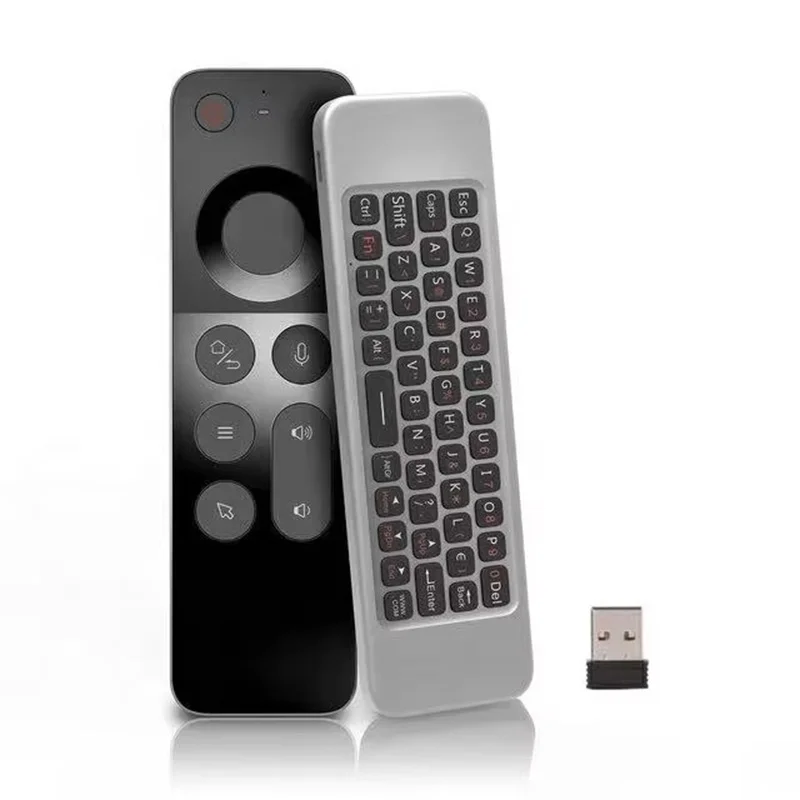 W3 2.4G Wireless Air Mouse Remote Control Mini Keyboard for Andro TV BOX Windows Mac OS Linux Gyroscope Voice
W3 2.4G Wireless Air Mouse Remote Control Mini Keyboard for Andro TV BOX Windows Mac OS Linux Gyroscope Voice