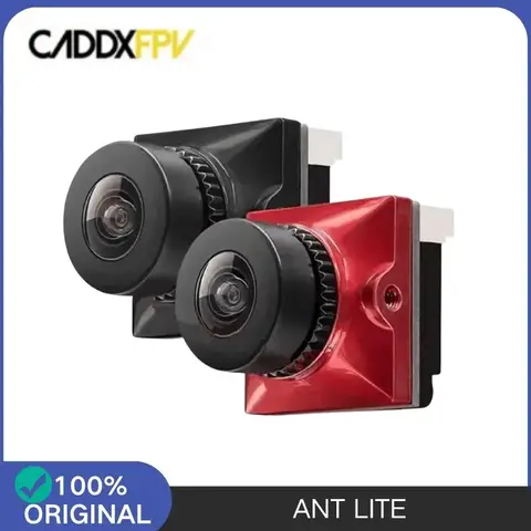 Câmera FPV Caddx Ratel 2 V2, Lente de 2.1mm, Super WDR, 1200TVL, Comutável 16:9/4:3, 19x19mm para Drone de Corrida RC Quadcopter FPV