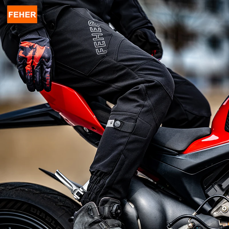FEHER Winter Motorcycle Pants Man Keep Warm Anti-fall Waterproof Windproof with CE Protective Gear Motorbike Riding Trousers
FEHER Winter Motorcycle Pants Man Keep Warm Anti-fall Waterproof Windproof with CE Protective Gear Motorbike Riding Trousers