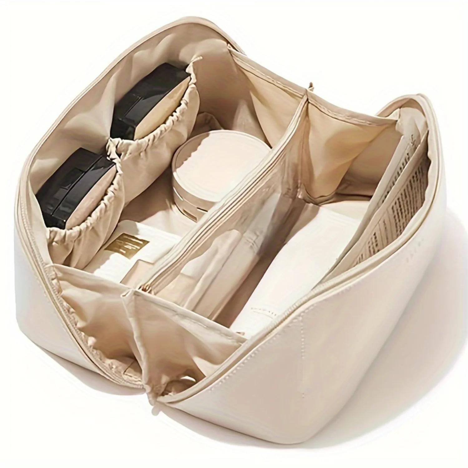 1pcs Travel cosmetic bag, large capacity women's cosmetic bag, waterproof portable pouch opening flat toiletry bag cosmetic bag
1pcs Travel cosmetic bag, large capacity women's cosmetic bag, waterproof portable pouch opening flat toiletry bag cosmetic bag