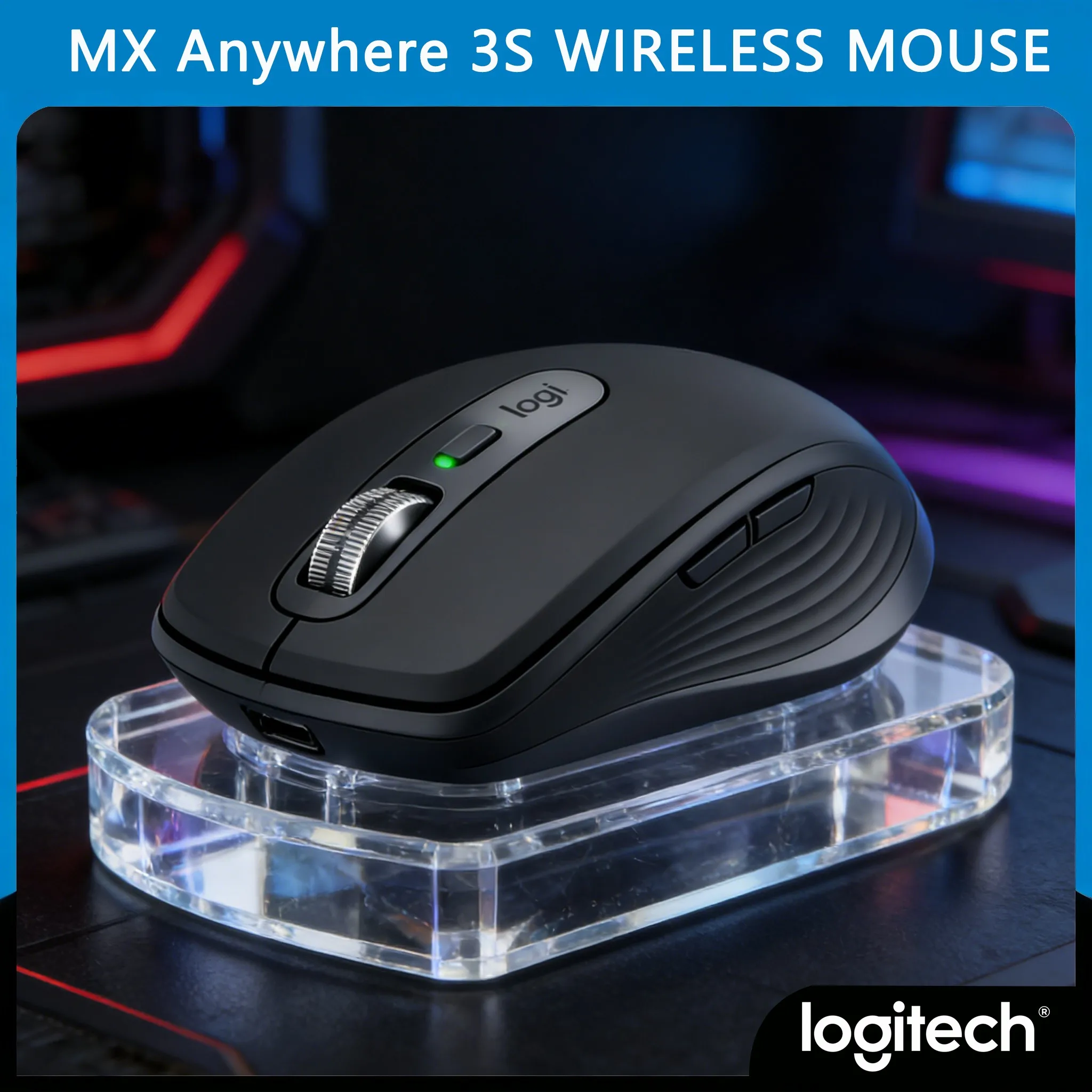 Logitech MX Anywhere 3S - Multi-Device Compatibility for Busy Professionals