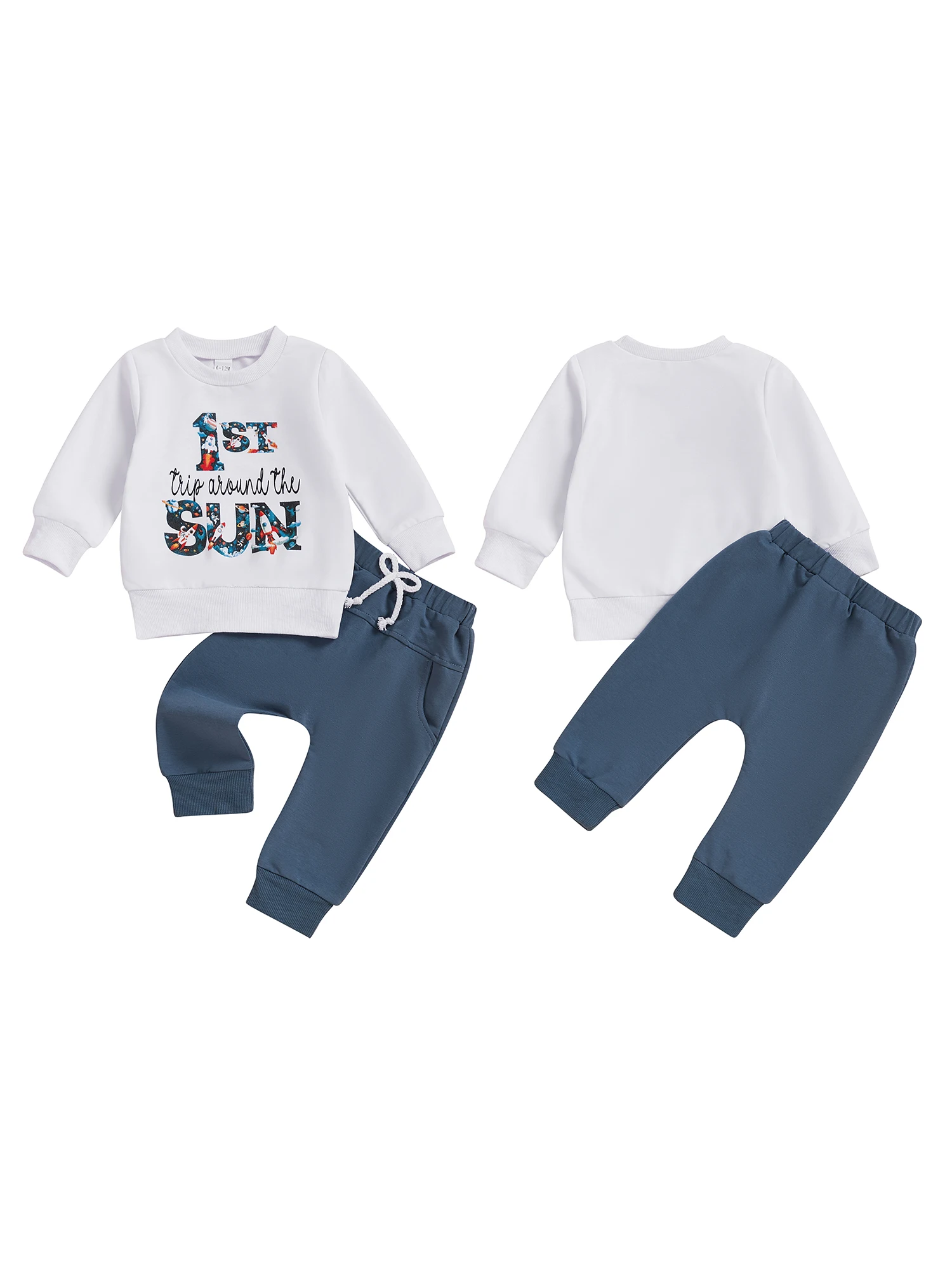 Toddler Boy 2-Piece Outfit Set Long Sleeve Crew Neck Dinosaur Print Top Elastic Waist Pants Set Birthday Party Outfit
Toddler Boy 2-Piece Outfit Set Long Sleeve Crew Neck Dinosaur Print Top Elastic Waist Pants Set Birthday Party Outfit