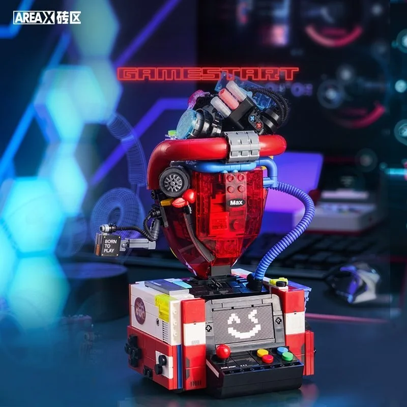AREAX Burning Heart Cyberpunk Building Blocks Trendy Collectible Assembled Display Ornament Creative Gift For Adult Boys
AREAX Burning Heart Cyberpunk Building Blocks Trendy Collectible Assembled Display Ornament Creative Gift For Adult Boys