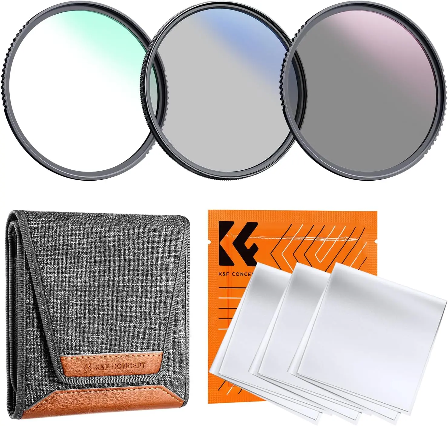 95mm UV/CPL/ND Lens Filter Kit with 18 Coatings, Includes Pouch & Cloth for Camera Protection
95mm UV/CPL/ND Lens Filter Kit with 18 Coatings, Includes Pouch & Cloth for Camera Protection