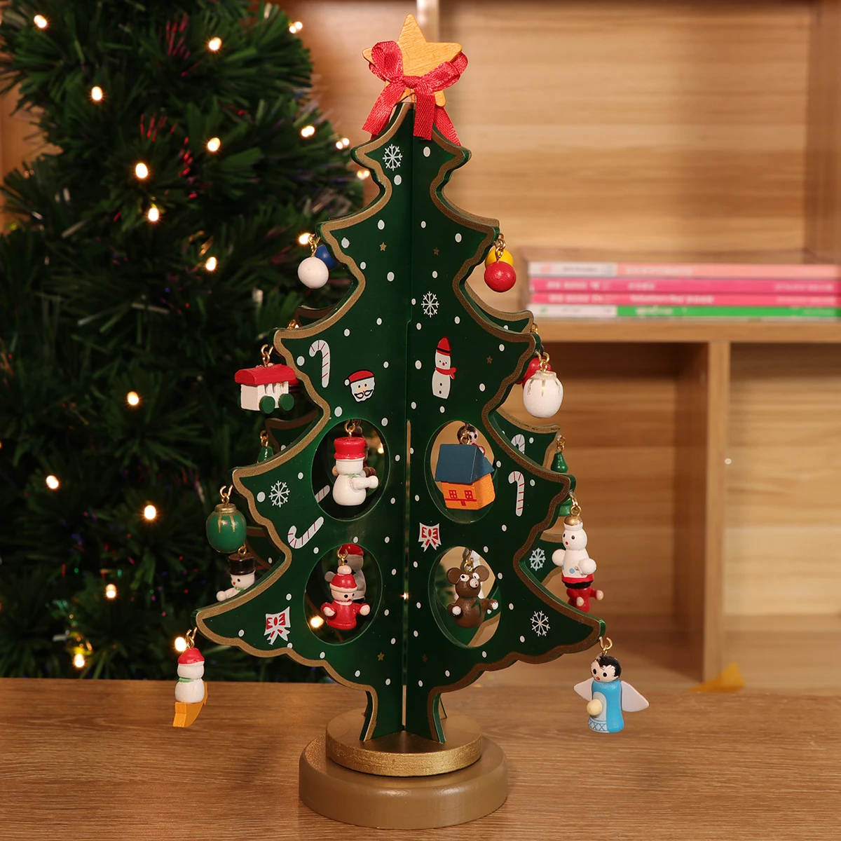 Wooden Christmas Tree Decorations Premium Friendly Non Fading Desktop Ornaments Festive Atmosphere
Wooden Christmas Tree Decorations Premium Friendly Non Fading Desktop Ornaments Festive Atmosphere