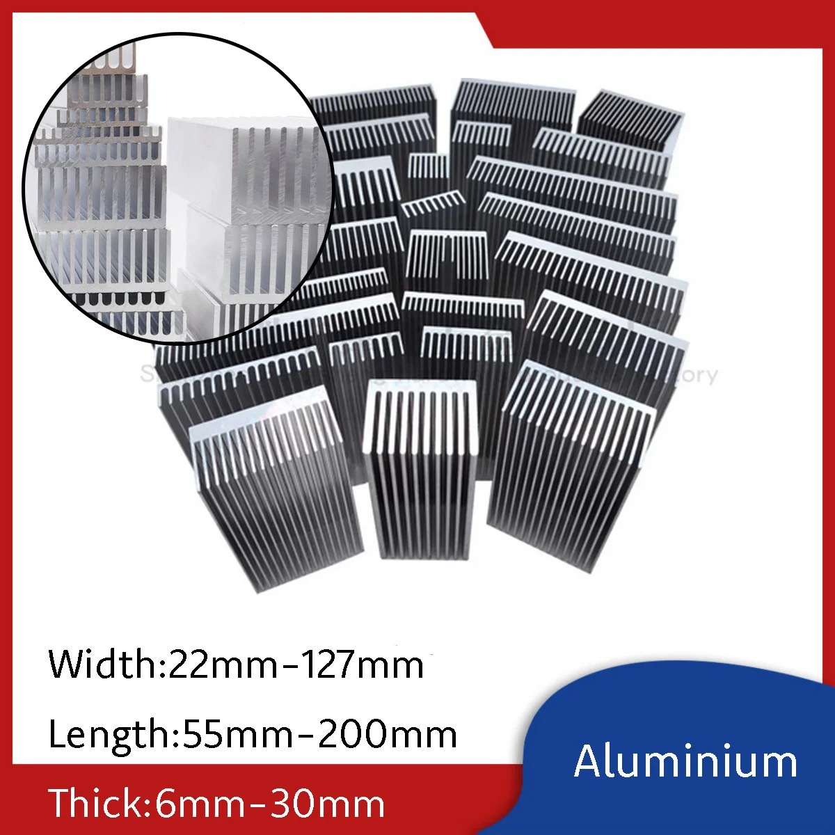 Heat-Dissipating Aluminium Heat Sink Highly Thermally Conductive Alu High-Heat Dissipation
Heat-Dissipating Aluminium Heat Sink Highly Thermally Conductive Alu High-Heat Dissipation