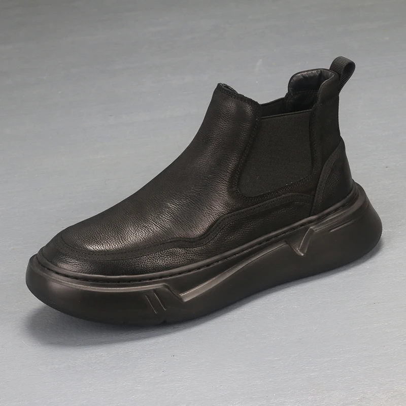 New Genuine Leather Dirty Resistant Short Boots Lightweight and Comfortable Casual Board Shoes Fashion Versatile Men's Shoes Cow
New Genuine Leather Dirty Resistant Short Boots Lightweight and Comfortable Casual Board Shoes Fashion Versatile Men's Shoes Cow