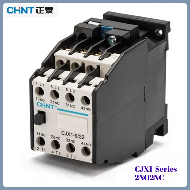 Контактор переменного тока серии Chint CJX1-9/12/16/22A AC110V/220V/380V, высокая долговечность для насоса/воздушного компрессора
Контактор переменного тока серии Chint CJX1-9/12/16/22A AC110V/220V/380V, высокая долговечность для насоса/воздушного компрессора