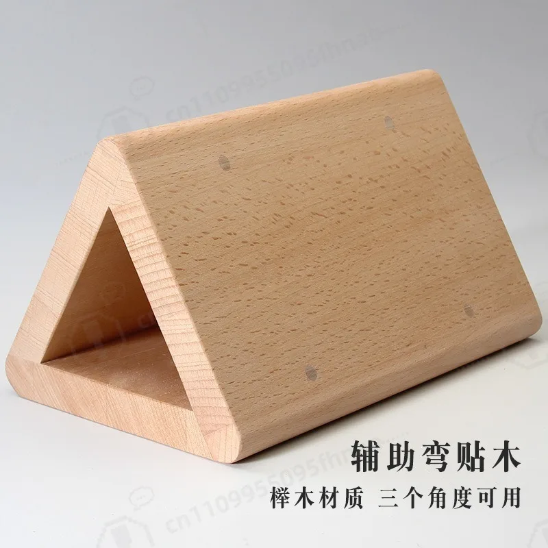 Three Angle Triangle Curved Patch Mold Beech Wood Leather Working Bending Tool Wax Coated For DIY Handmade Leather Craft Making
Three Angle Triangle Curved Patch Mold Beech Wood Leather Working Bending Tool Wax Coated For DIY Handmade Leather Craft Making