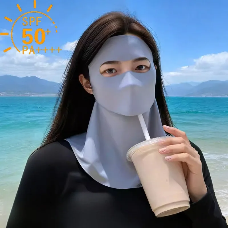 Women Sun Protection Face Mask with Drinking Hole Ice Silk Cooling UV Block Neck Cover for Cycling Outdoor Summer Accessories
Women Sun Protection Face Mask with Drinking Hole Ice Silk Cooling UV Block Neck Cover for Cycling Outdoor Summer Accessories