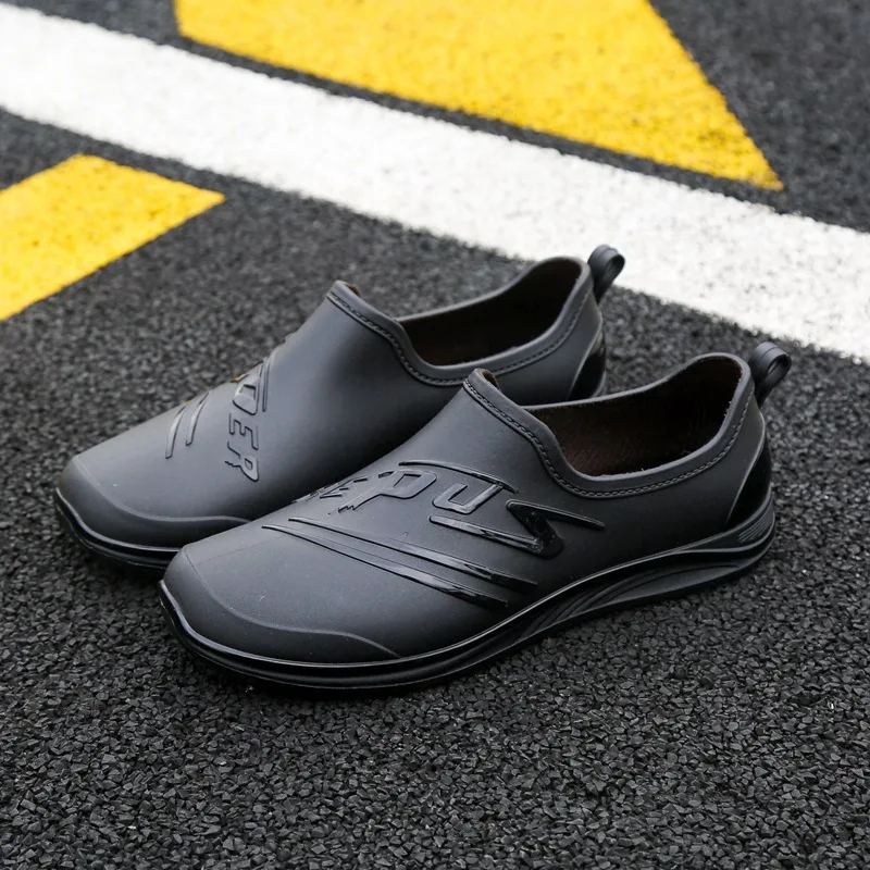 Fashionable Men's Flat Bottom Anti-Slip Rain Shoes Korean Style Waterproof Warm Color Spring Autumn Men's Rain Boots
Fashionable Men's Flat Bottom Anti-Slip Rain Shoes Korean Style Waterproof Warm Color Spring Autumn Men's Rain Boots