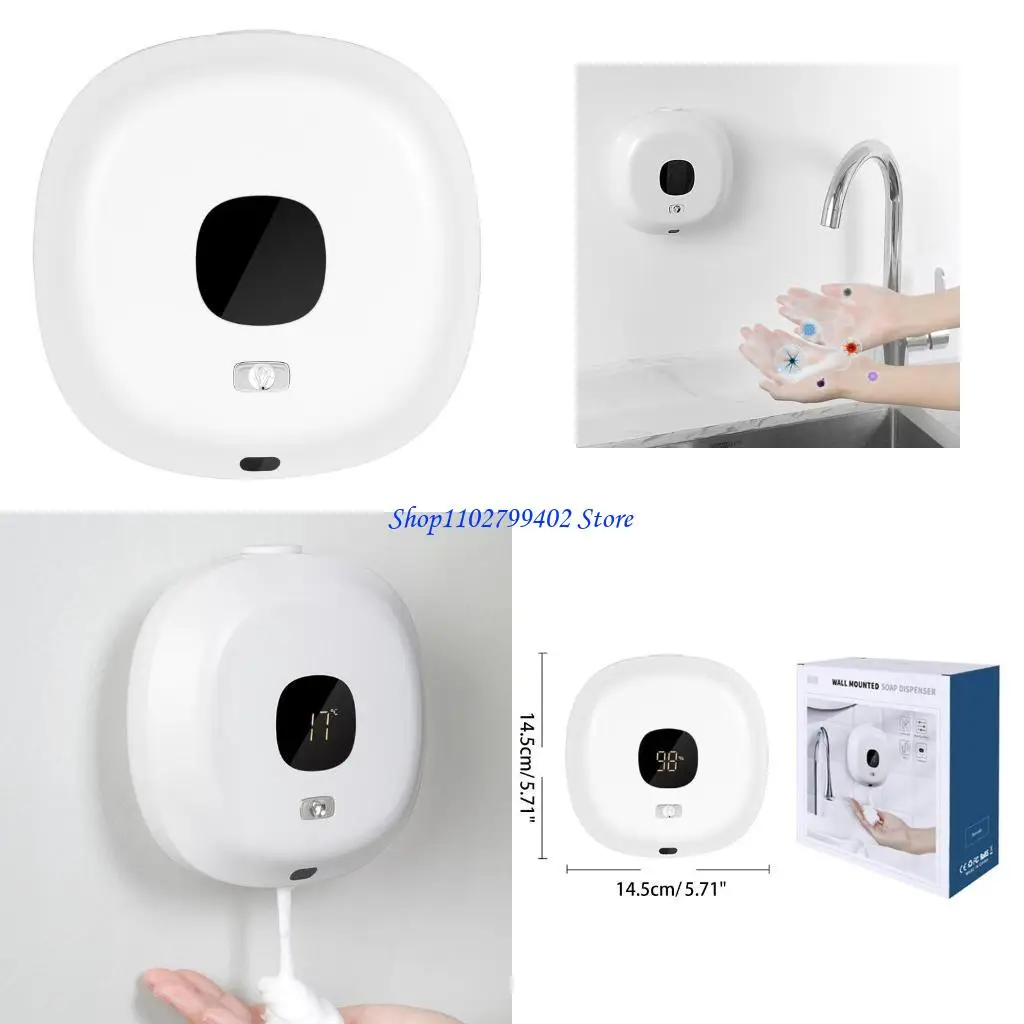547F Automatic Soap Dispenser for Smart Touchless Soap Dispenser for Bathroom Kitchen Rechargeable Moisture-proof
547F Automatic Soap Dispenser for Smart Touchless Soap Dispenser for Bathroom Kitchen Rechargeable Moisture-proof