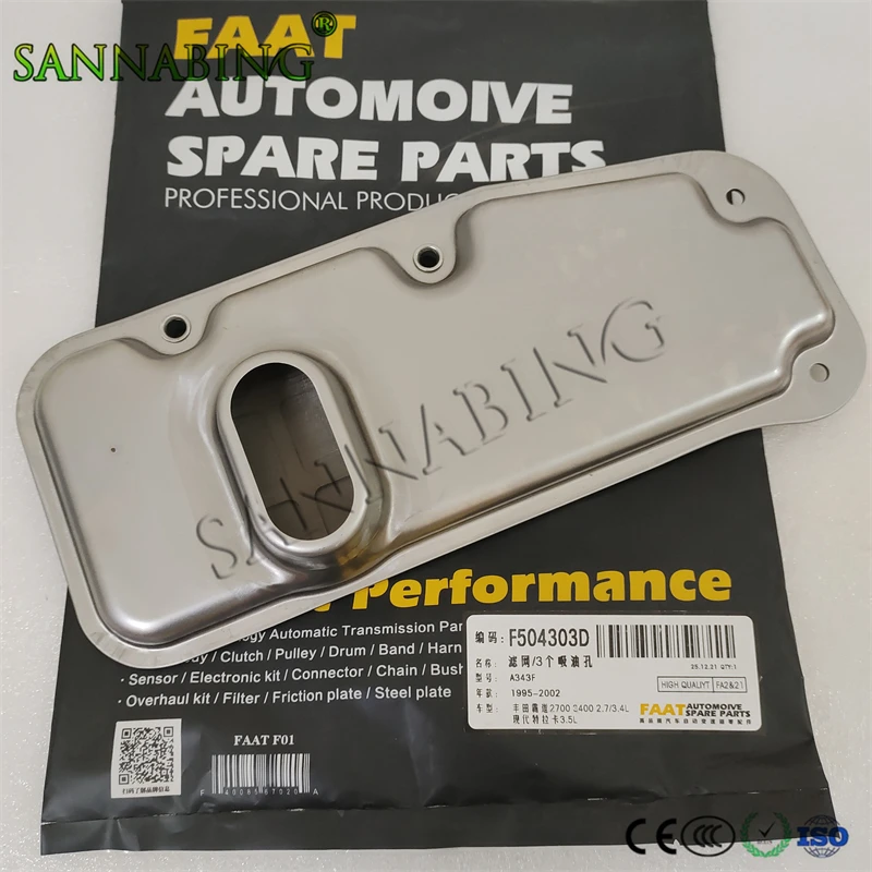 Новый фильтр коробки передач STPAT A343F 35330-60030 для Toyota Fortuner Hilux Land Cruiser Prado Sequoia 4 Runner/Lexus LX470 UZJ100
Новый фильтр коробки передач STPAT A343F 35330-60030 для Toyota Fortuner Hilux Land Cruiser Prado Sequoia 4 Runner/Lexus LX470 UZJ100