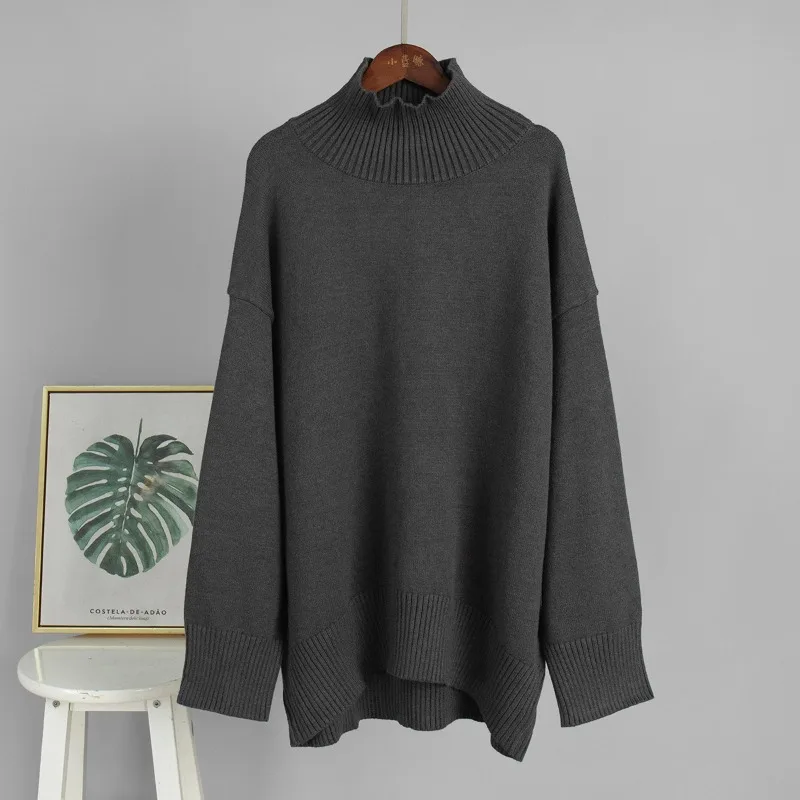 Женский вязаный свитер, свободный крой, высокий воротник, желтый ретро-джемпер, мягкая зимняя теплота
Женский вязаный свитер, свободный крой, высокий воротник, желтый ретро-джемпер, мягкая зимняя теплота